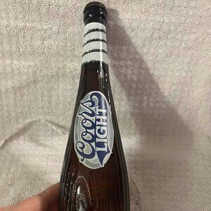 Limited Edition Coors Light Baseball Bat The Silver Bullet - Empty Bottle w/Lid
